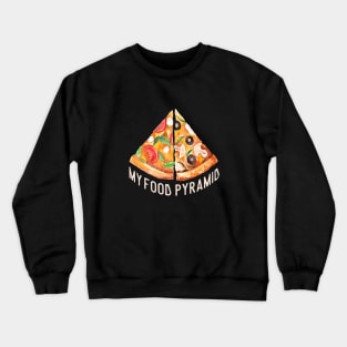 My Food Pyramid Crewneck Sweatshirt